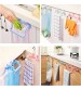 Pack of 2 Kitchen Cabinet Door Garbage Trash Bag Plastic Bracket Towel Hanging Holder